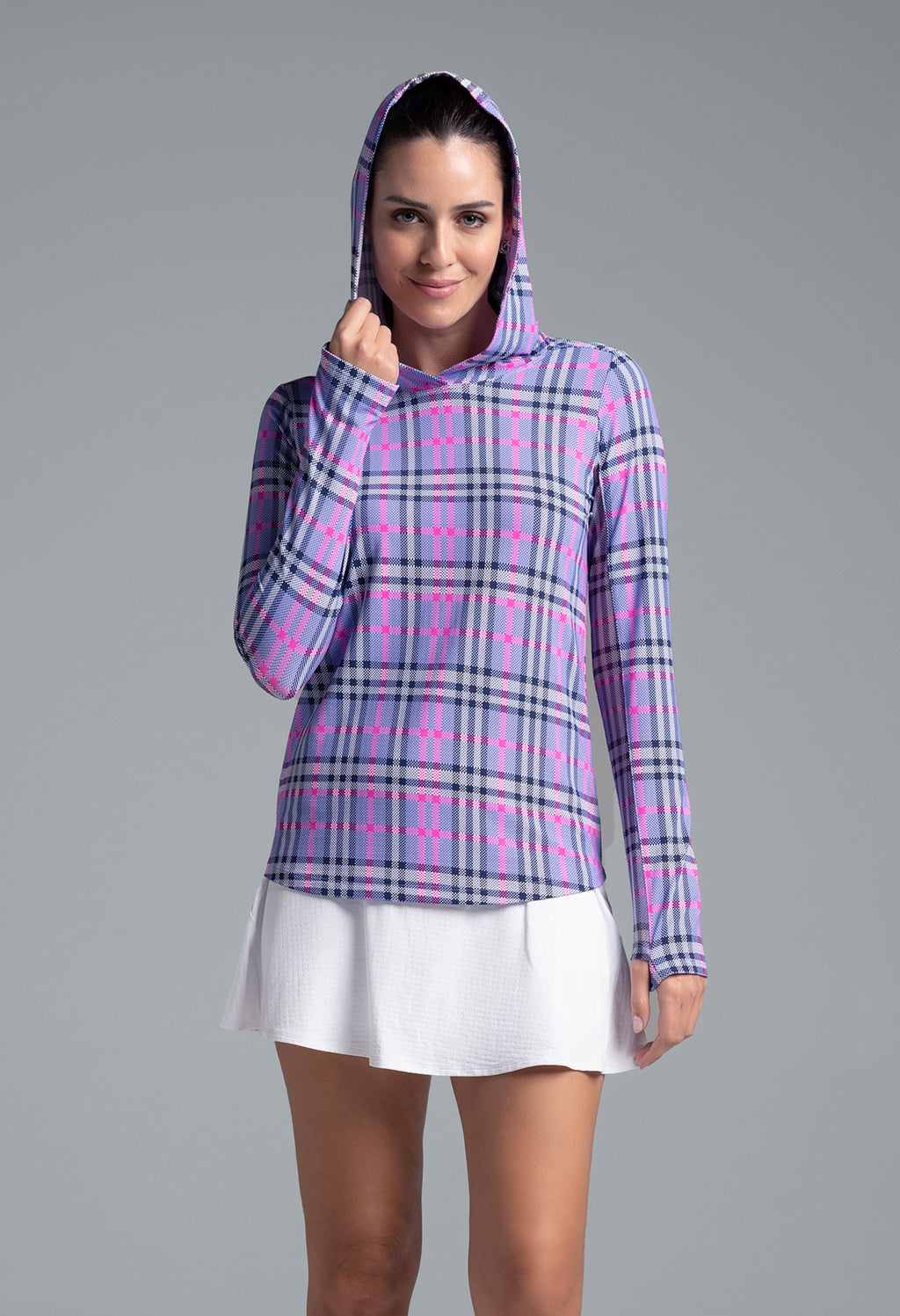 Judith Print Long Sleeve Hoody – 16934