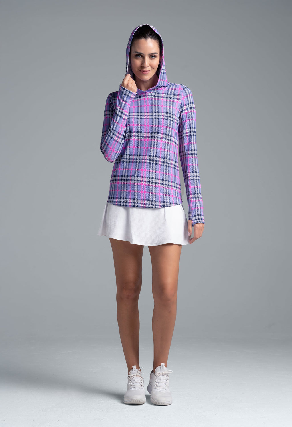 Judith Print Long Sleeve Hoody – 16934