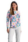 Leona Print Long Sleeve Crew Neck – 12933